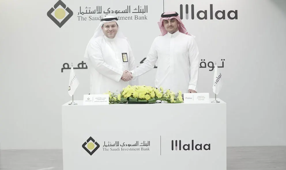 The Saudi Investment Bank signs an MOU with Malaa App to cooperate in Open Banking financial services.