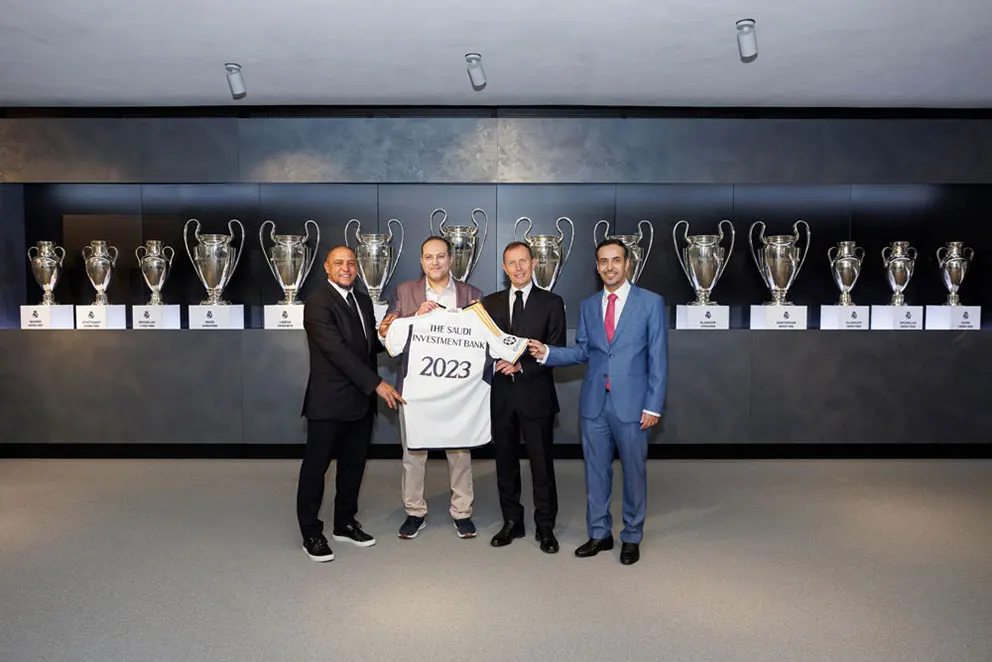 The Saudi Investment Bank has signed an agreement with Real Madrid to be the club's official partner